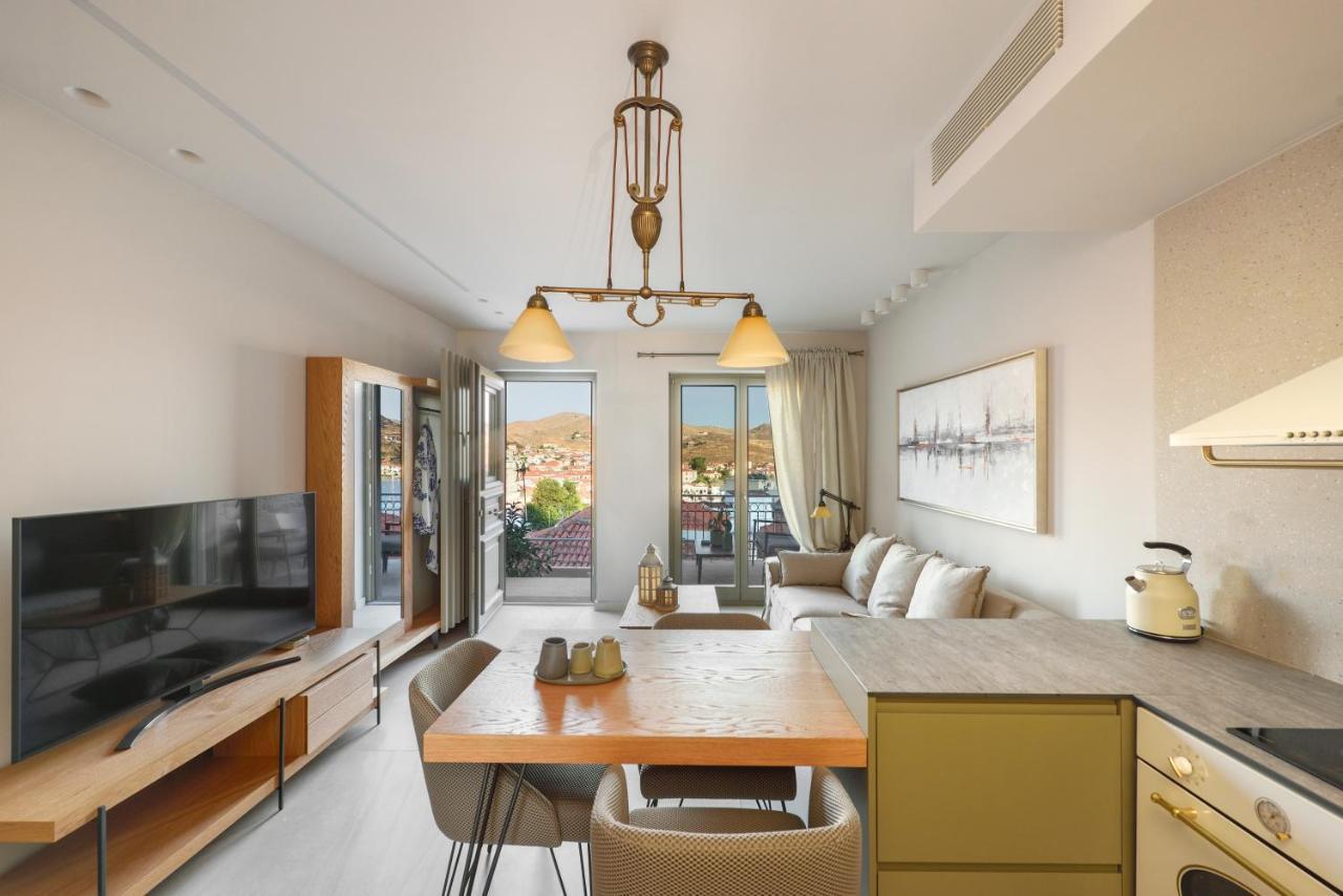 Kale Alti Residences Myrina Esterno foto